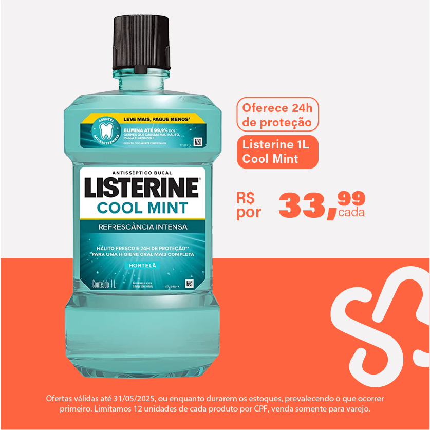 Listerine 1L Cool Mint
