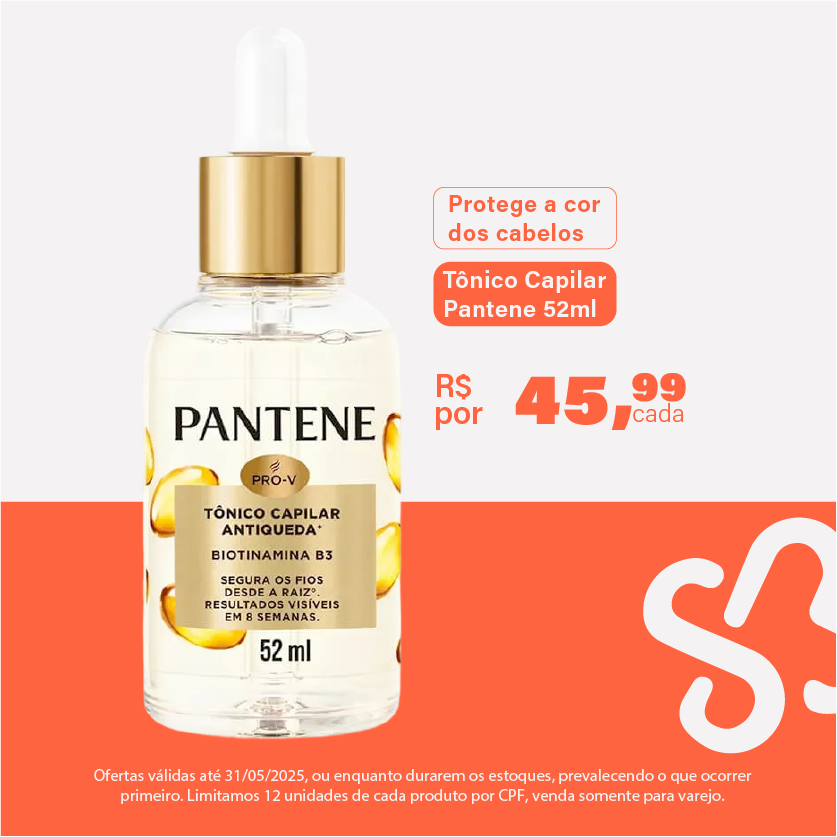 Tônico Capilar Pantene 52ml