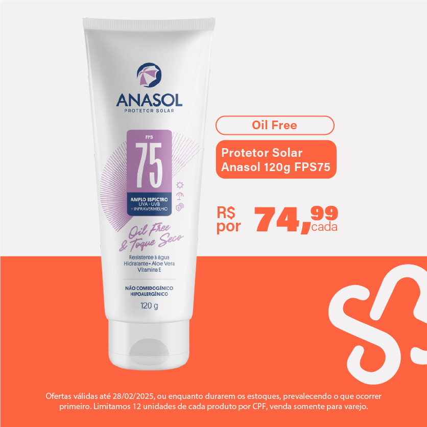 Protetor Solar Anasol 120g FPS75