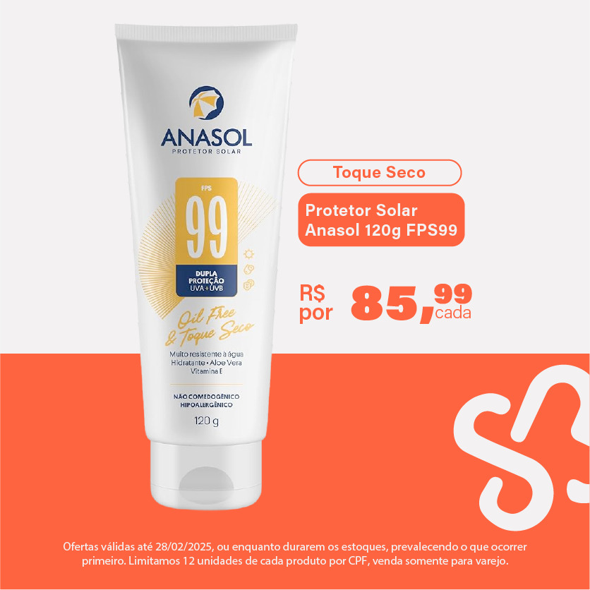 Protetor Solar Anasol 120g FPS99
