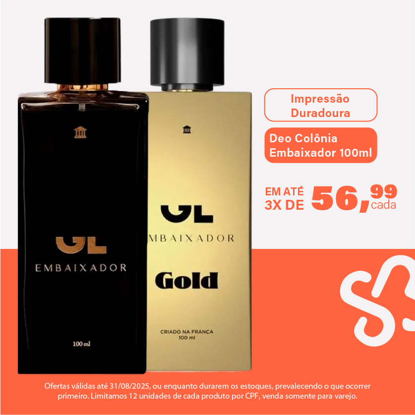 Deo Colônia Embaixador 100ml