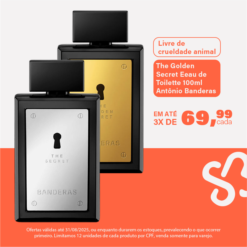 The Golden Secret Eau de Toilette 100ml Antônio Banderas