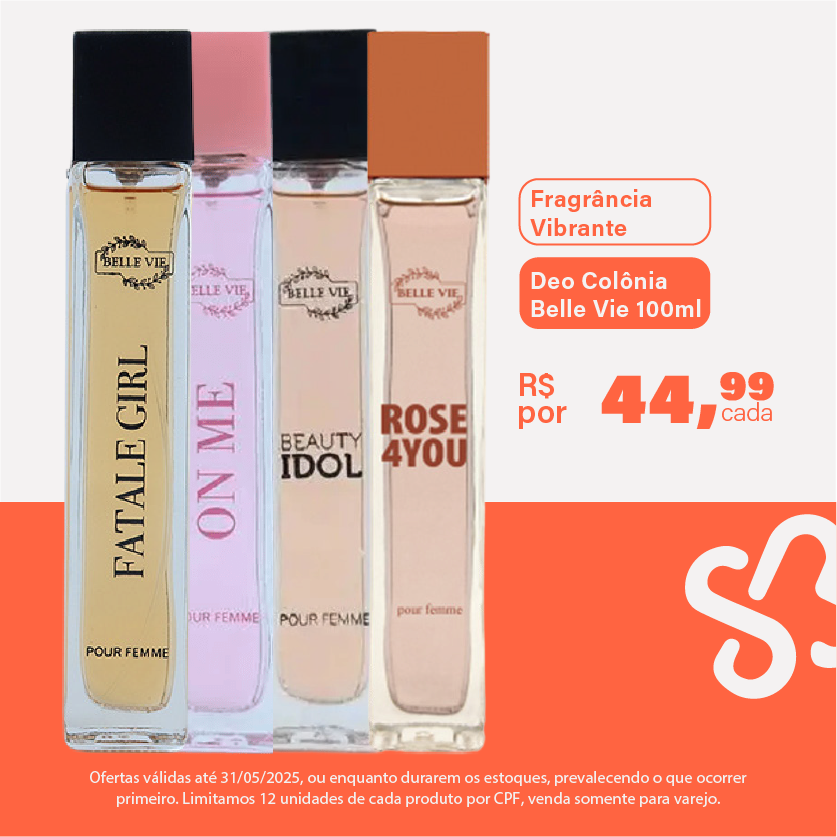 Deo Colônia Belle Vie 100ml
