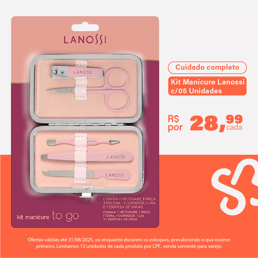 Kit Manicure Lanossi c/05 Unidades