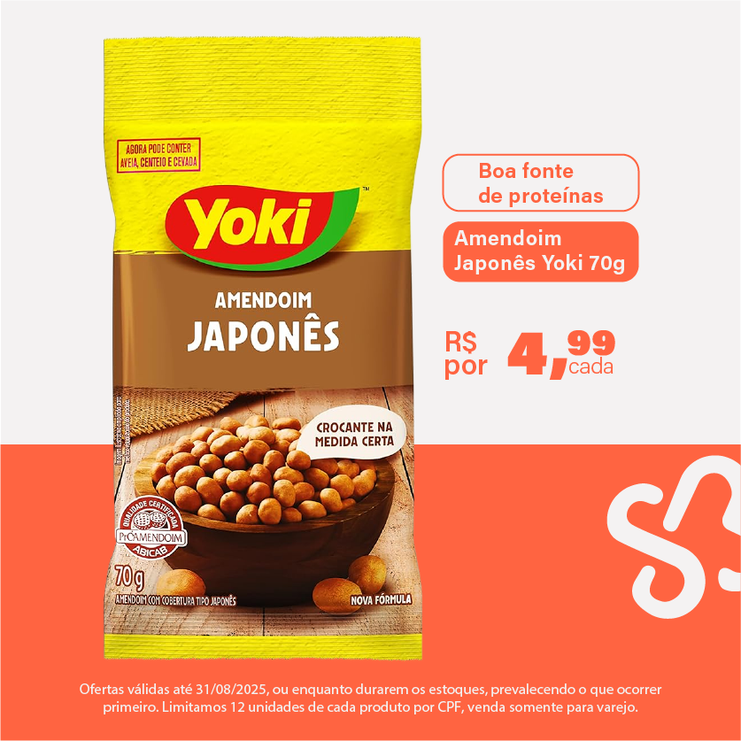 Amendoim Japonês Yoki 70g