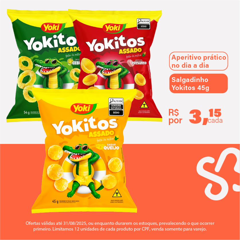Salgadinhos Yokitos 45g