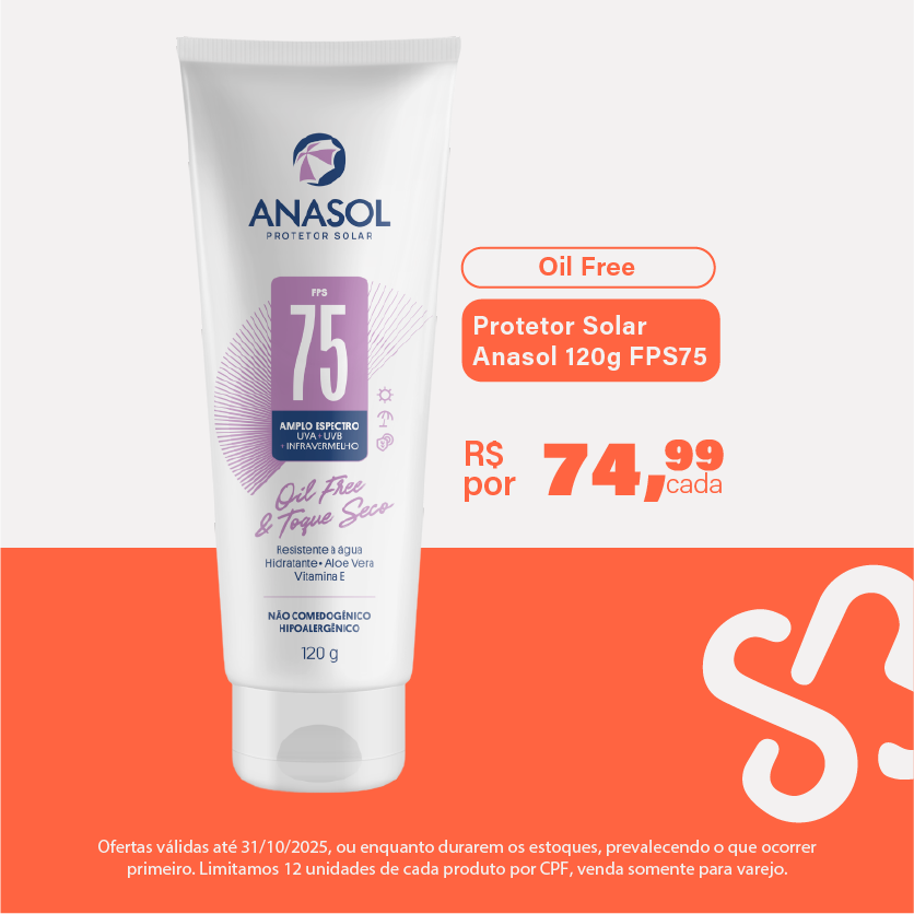 Protetor Solar Anasol 120g FPS75