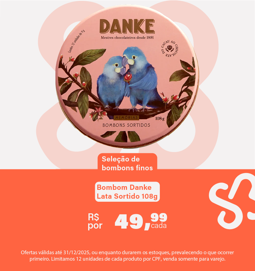 Bombom Danke Lata Sortido 108g