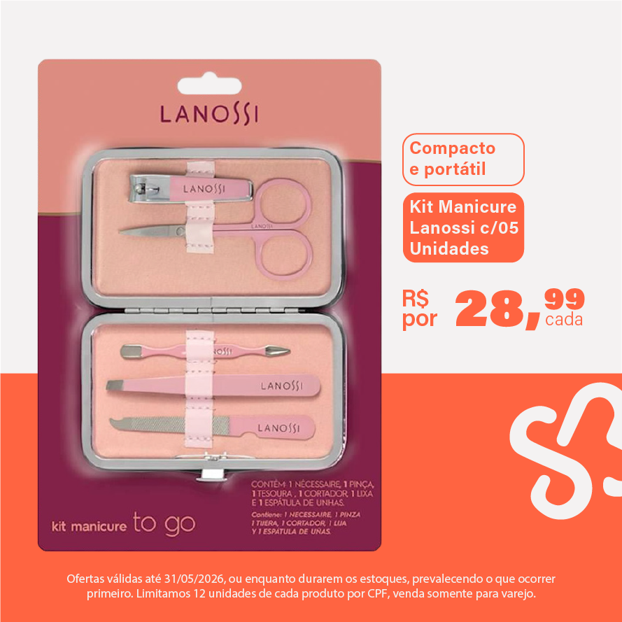 Kit Manicure Lanossi c/05 Unidades