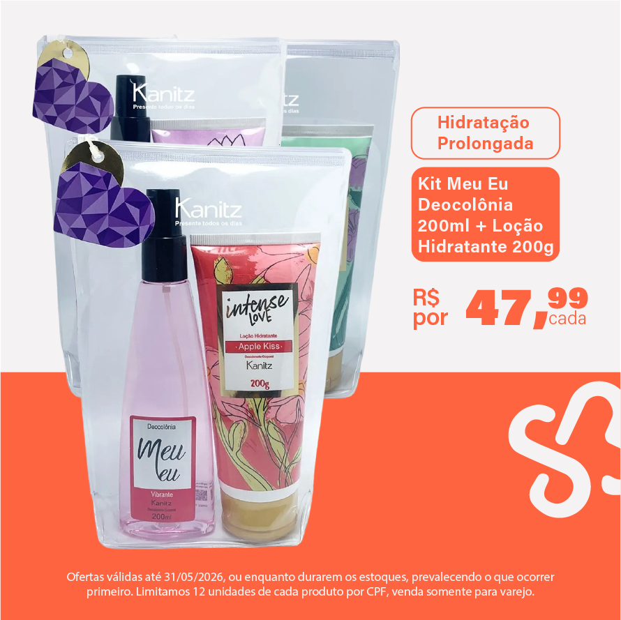 Kit Meu Eu Deocolônia 200ml + Loção Hidratante 200g
