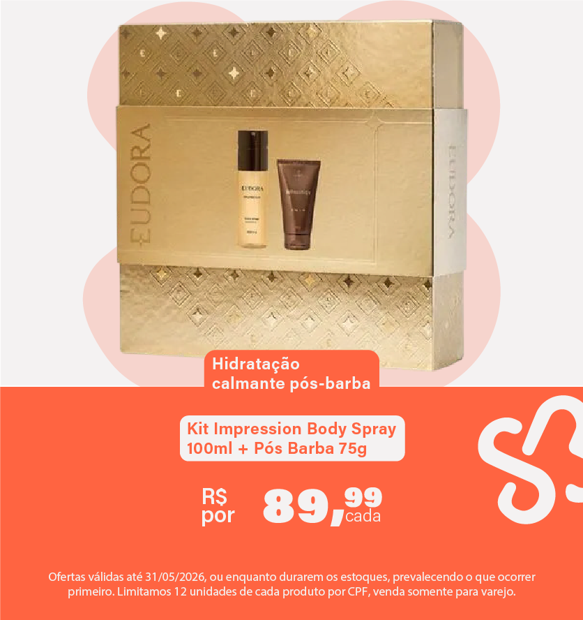 Kit Impression Body Spray 100ml + Pós Barba 75g